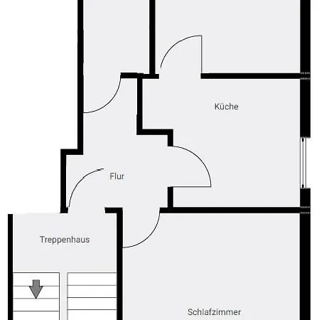 2-zimmer-wohnung - Zentral Gelegen Apartment *